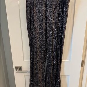 Sequin Black Pants